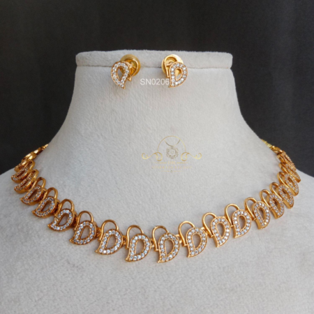 Antique and AD Mango Necklace