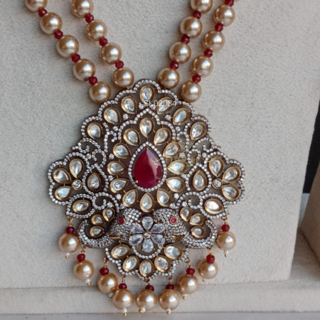 Two Line Pearl Victorian Haram