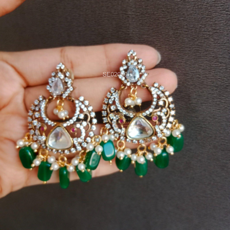 Victorian Chandbali Earrings