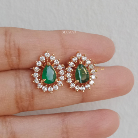AD Color Stone Earstud