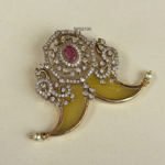 Antique Finish Tiger Nail Pendant