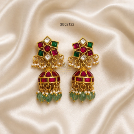 Jadau Kundan Jhumki