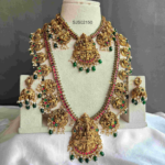 Bridal Kemp Stone Lakshmi Combo Jewellery Set
