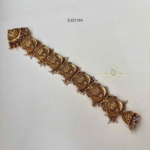 Goddess Lakshmi Long Hair Accessory with Pearl Drops