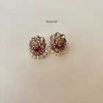 AD Stud with Pearl Drops