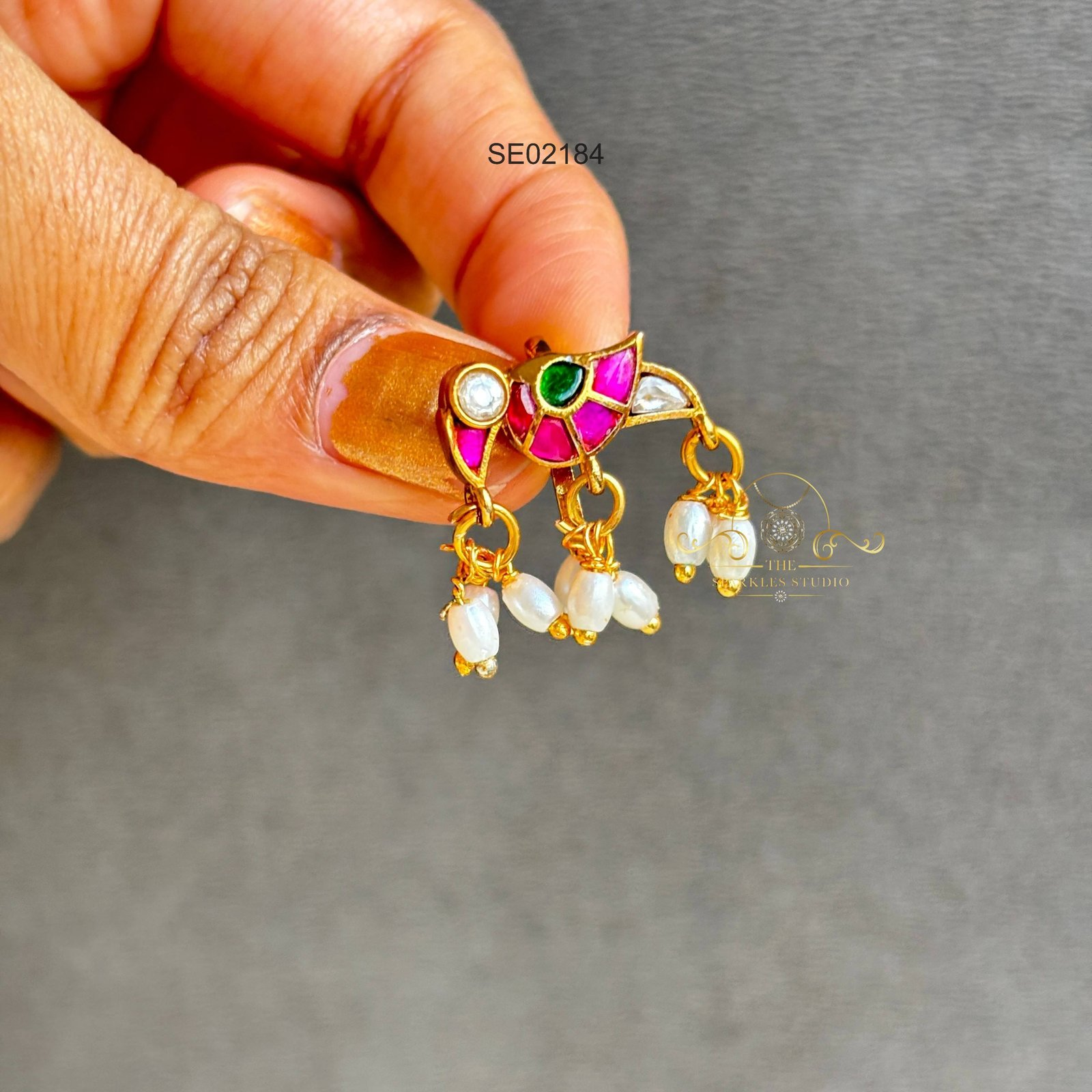 2184_3_.webp Bird Jadau Bugudi Earrings