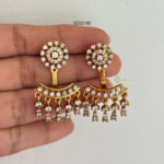 Three Round AD Removable Drop Earrings