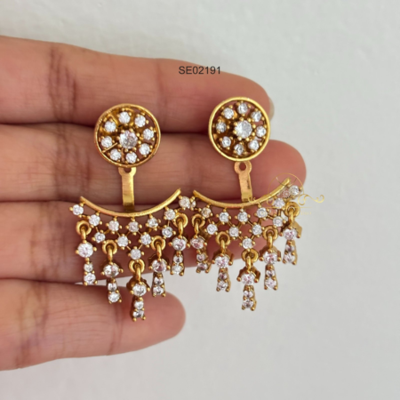 Home 67 Two Round Removable Drop Earrings