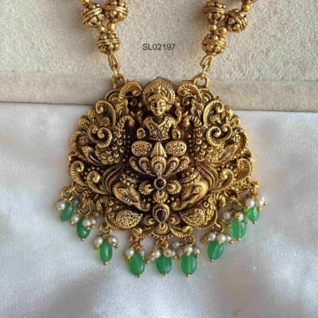 Pearl and Antique Beads Lakshmi Haram