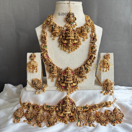 Grand Bridal Lakshmi Combo Jewellery Set