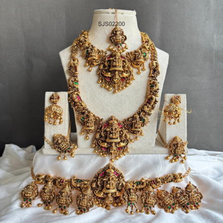 Home 61 Grand Bridal Lakshmi Combo Jewellery Set