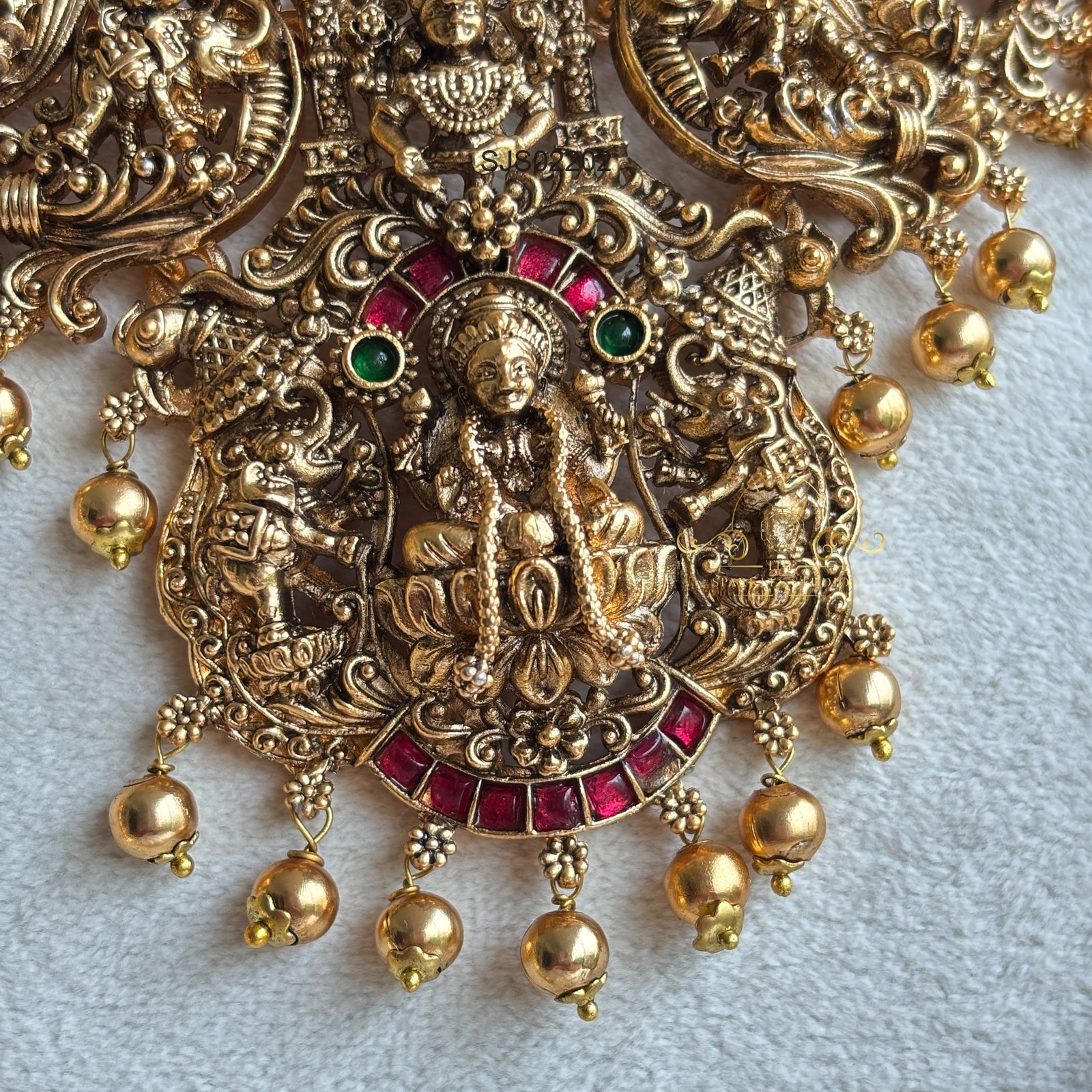 2202_2.webp Bridal Antique Lakshmi Elephant Jewellery Seret